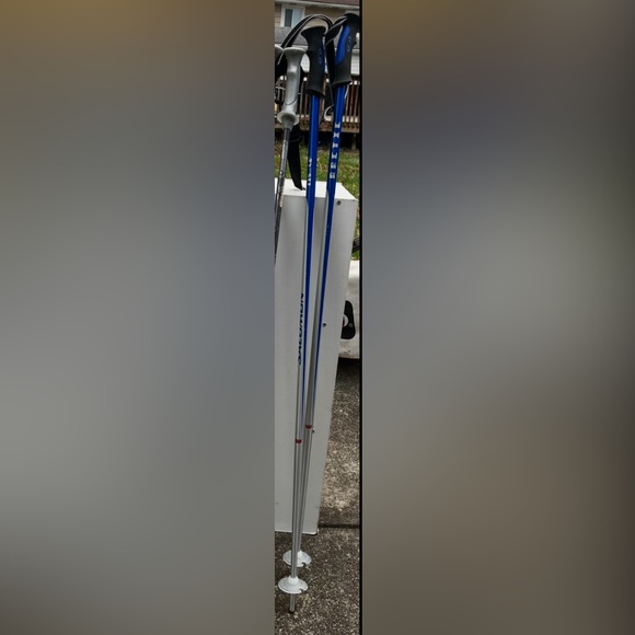 Salmon Arctic ski poles - Picture 1 of 2